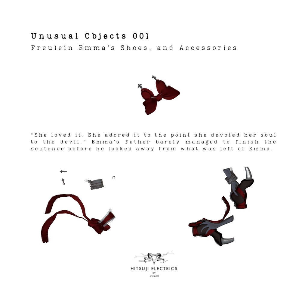 Unusual Objects 001: Freulein Emma's Shoes and Accessories【Lapwing / ゾメちゃん / Luve / 跳雪対応】