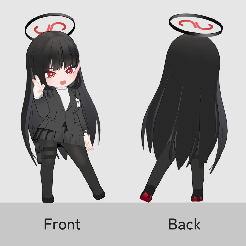 調月リオSD【VRC&MMD】