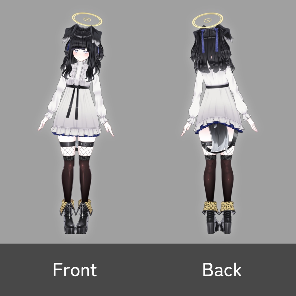 猫塚ヒビキ(私服)【MMD】