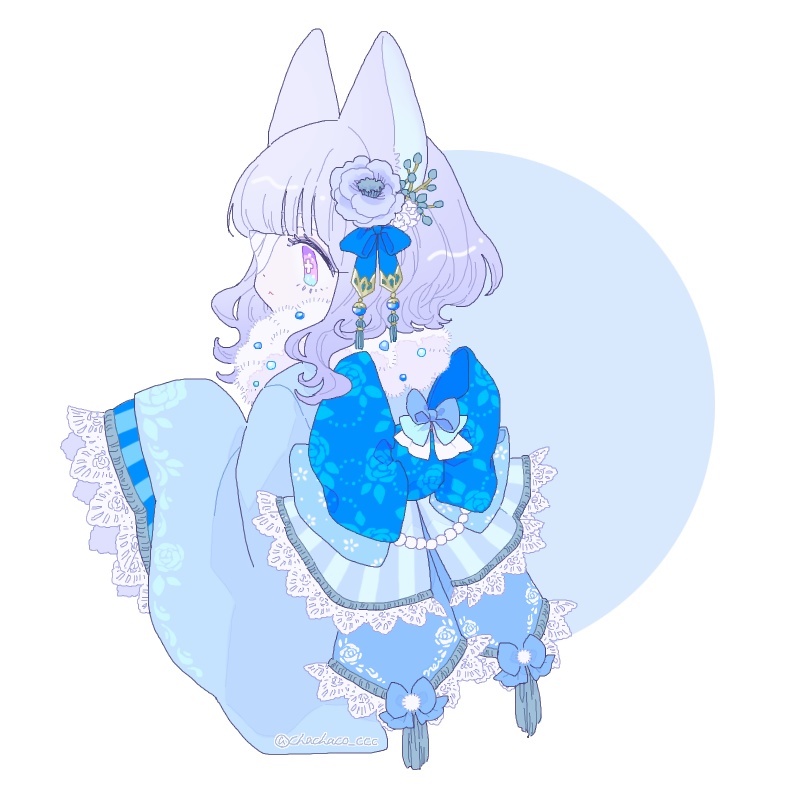 ねこみみちゃんアクリルキーホルダー