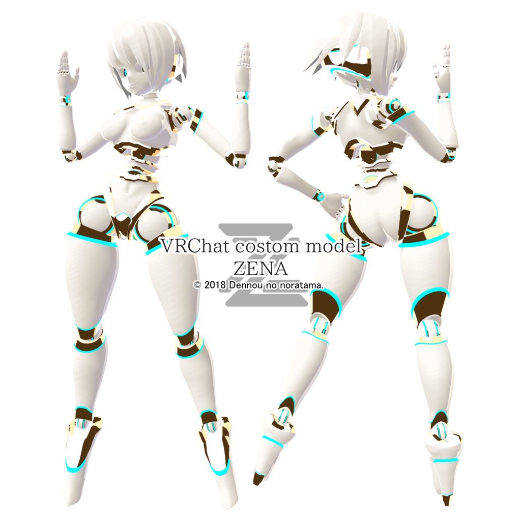 - Vマケ2限定版 - 3Dオリジナルカスタムモデル - ZENA -