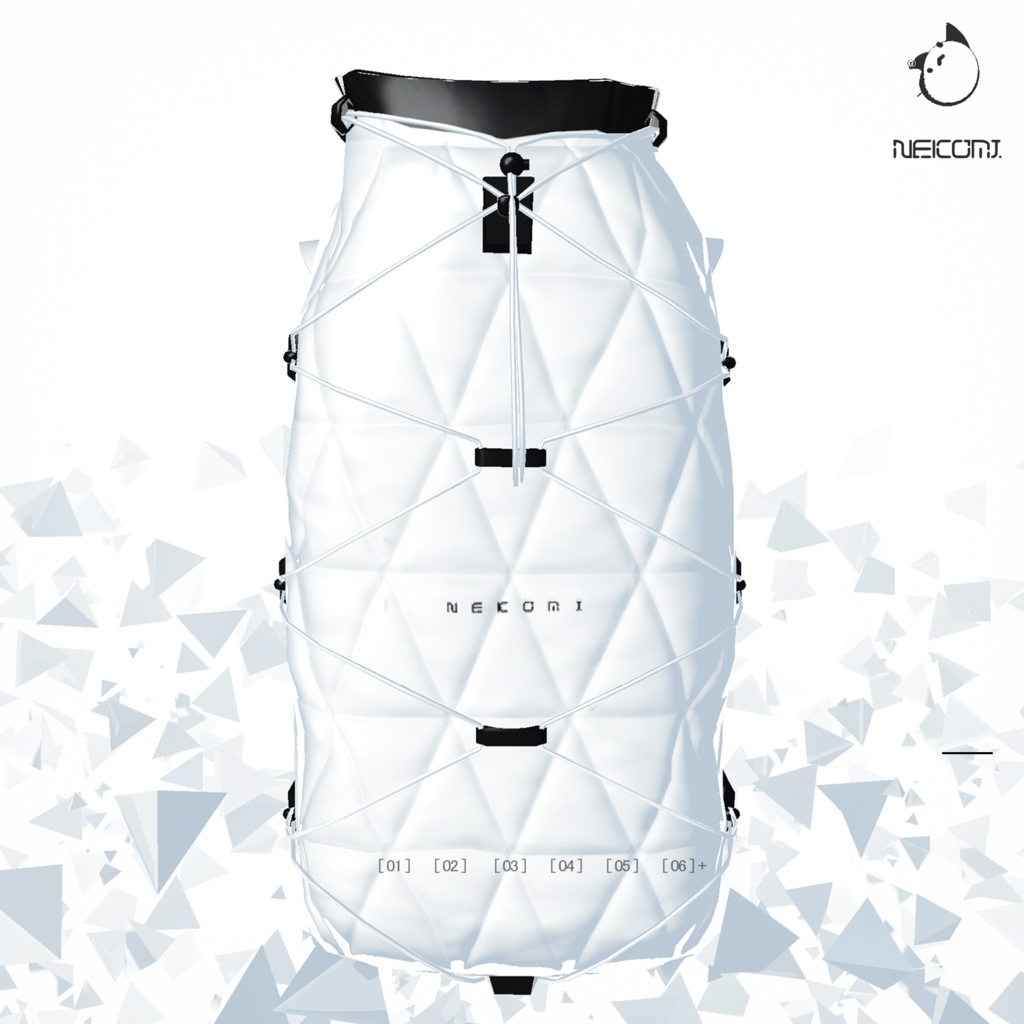 【3Dモデルアクセサリ】 - cloud rucksack -