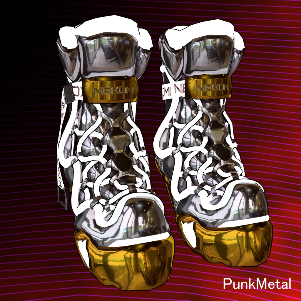 【3Dモデルウェア】- Boots-WavePunk-2020 -