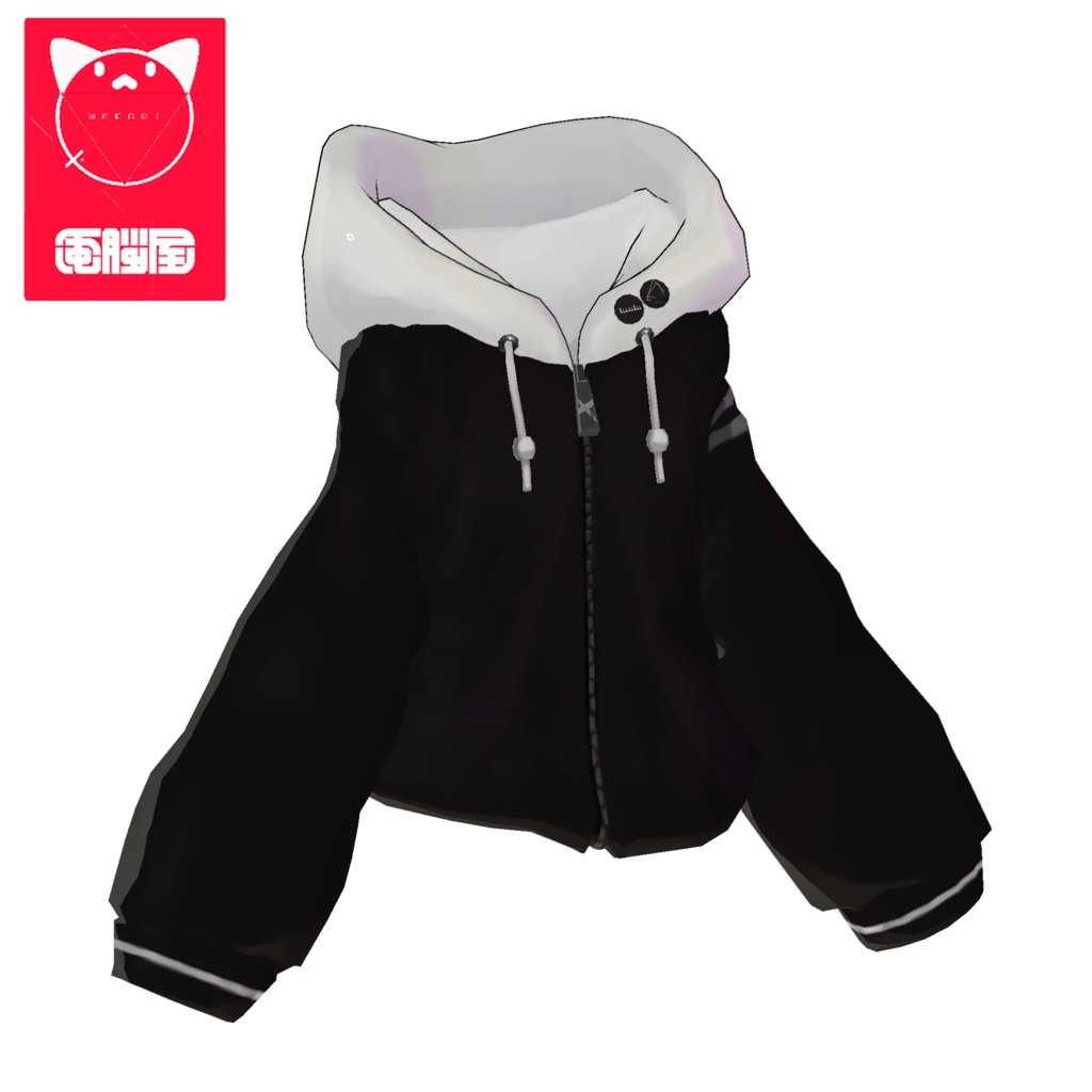 【3Dモデルウェア】 - Parker - アングラの子のパーカー -