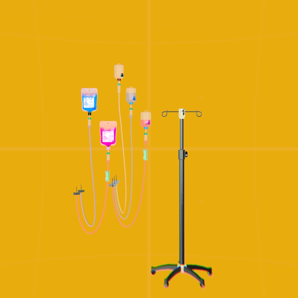 【3Dモデルアクセサリ】 - NEKOMI Artificial Infusion Pack Rh NULL -