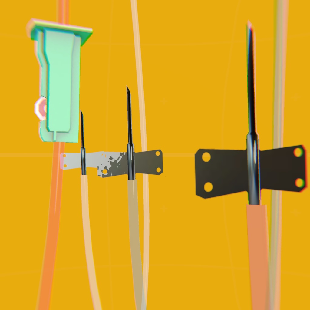 【3Dモデルアクセサリ】 - NEKOMI Artificial Infusion Pack Rh NULL -