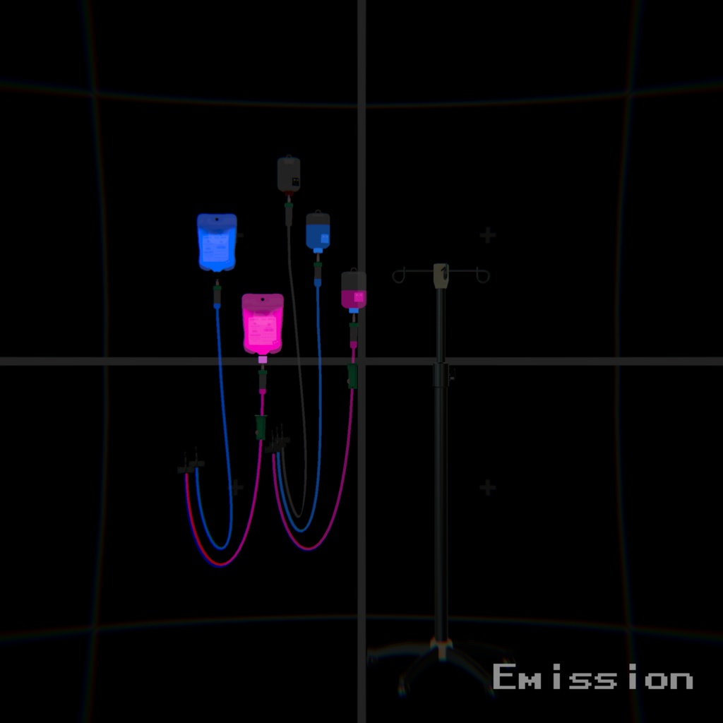 【3Dモデルアクセサリ】 - NEKOMI Artificial Infusion Pack Rh NULL -