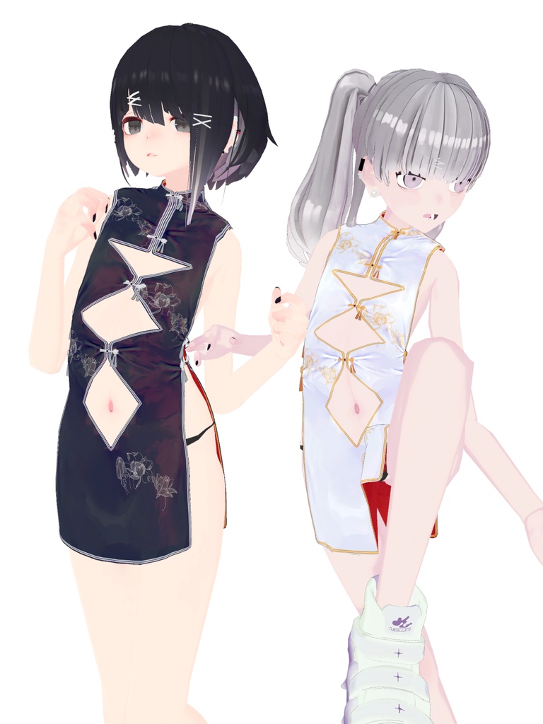 【3Dモデルウェア】チャイナドレス_CRAD