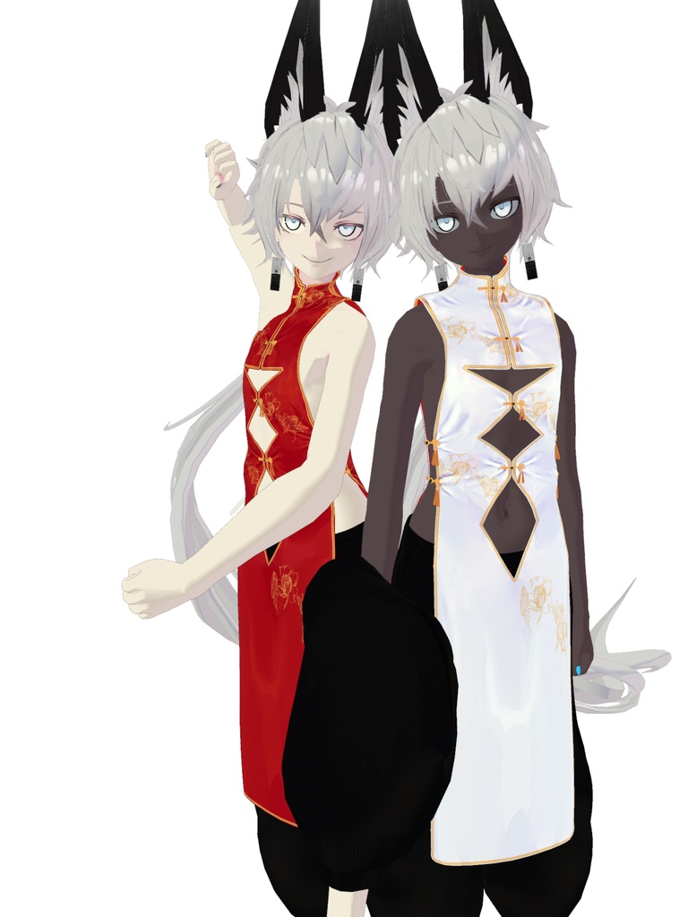 【3Dモデルウェア】チャイナドレス_CRAD