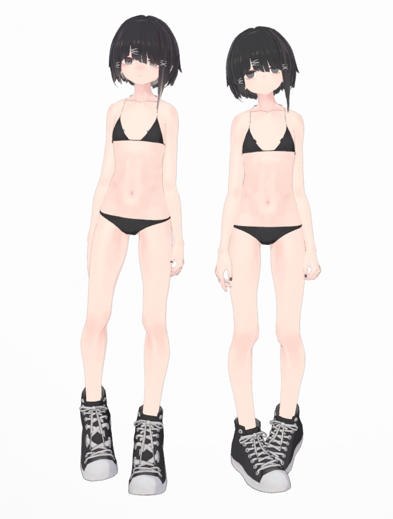 【オリジナル3Dモデル】アングラの子Ver3.0~4.2