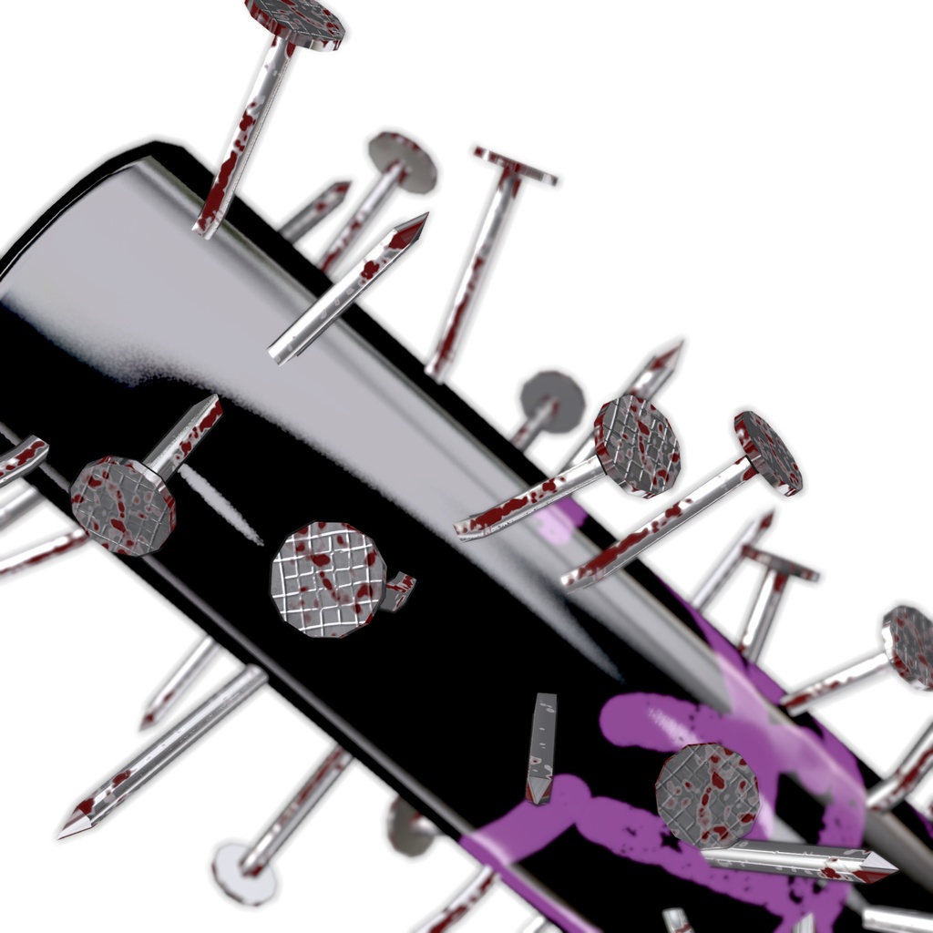 【3Dモデル】よく眠れるバット