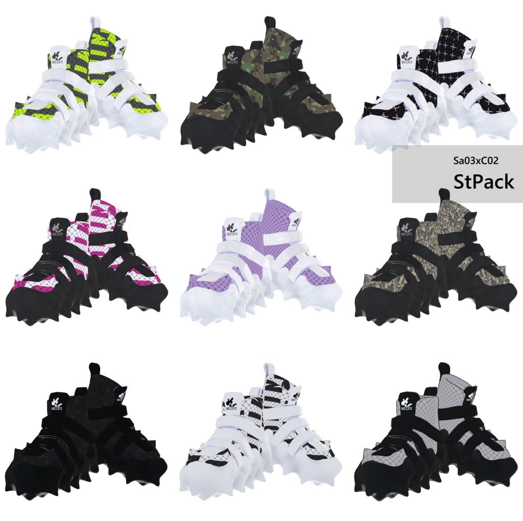 【3Dモデルウェア】Shose PUNIUNITIP