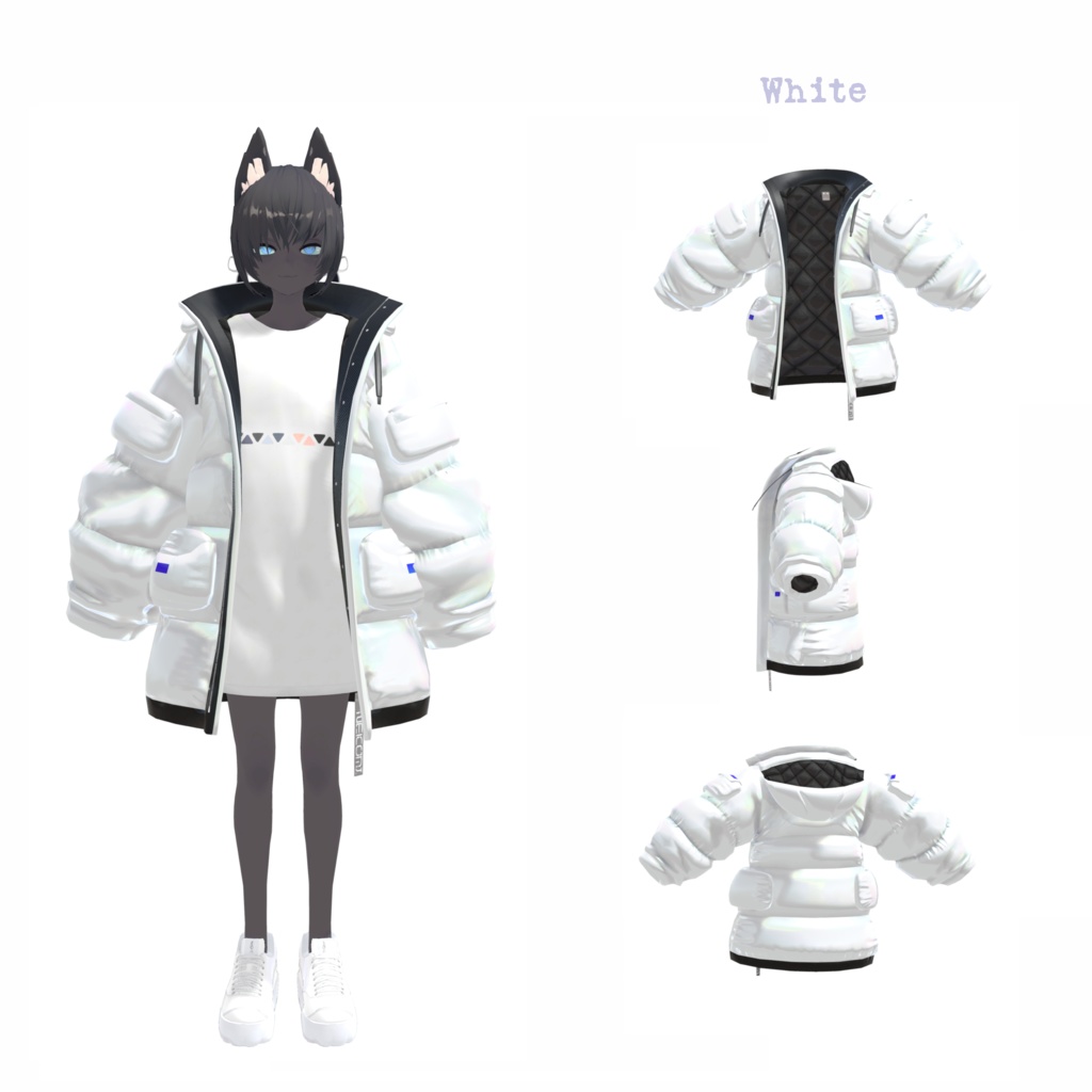 【3Dモデルウェア】jacket - J4000Original - 【NEKOMI】