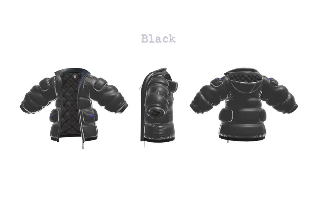 【3Dモデルウェア】jacket - J4000Original - 【NEKOMI】