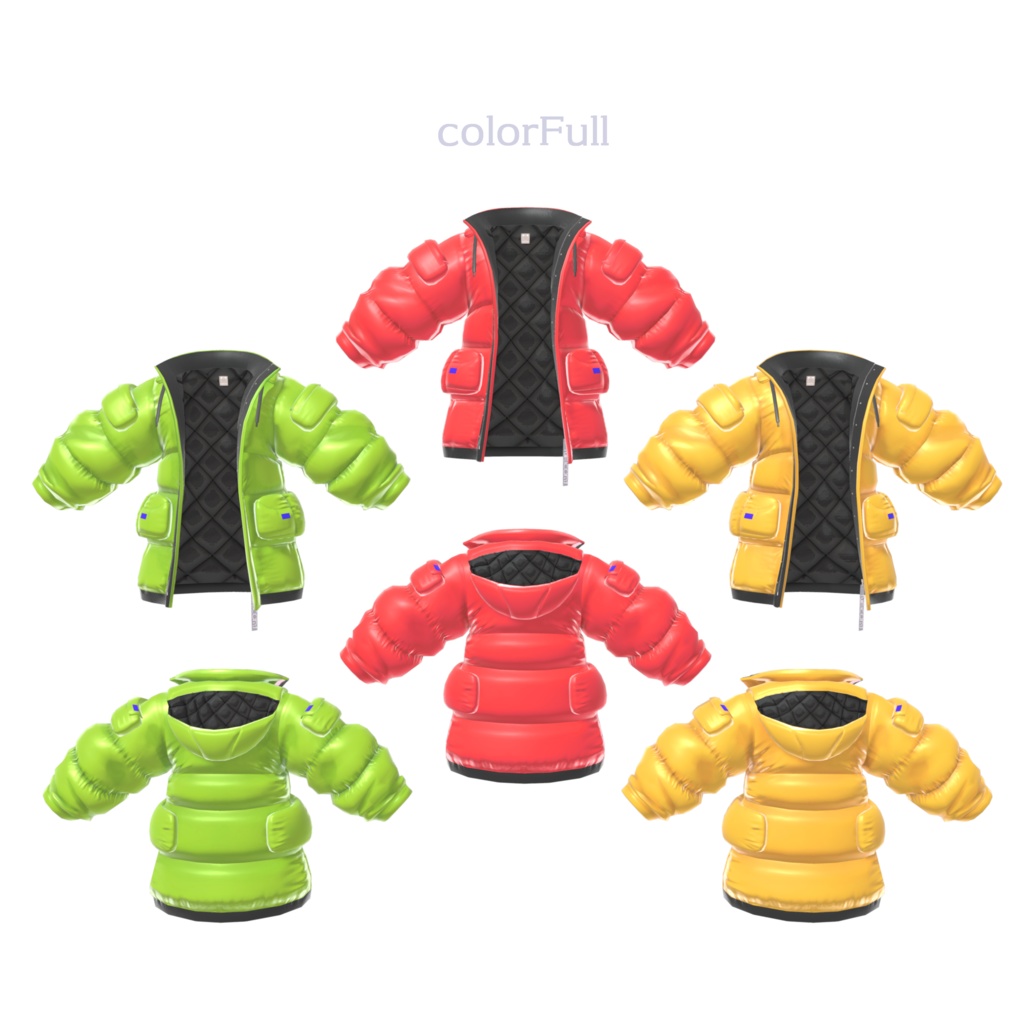 【3Dモデルウェア】jacket - J4000Original - 【NEKOMI】