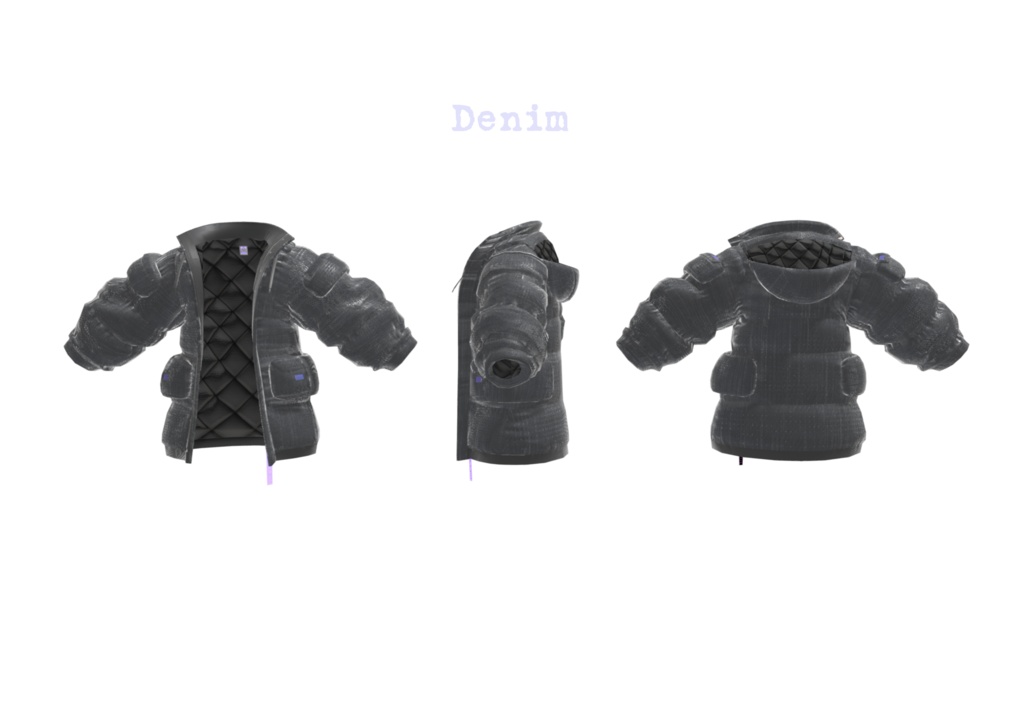 【3Dモデルウェア】jacket - J4000Original - 【NEKOMI】