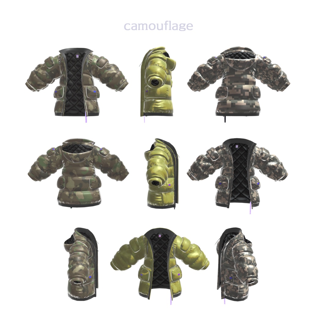 【3Dモデルウェア】jacket - J4000Original - 【NEKOMI】