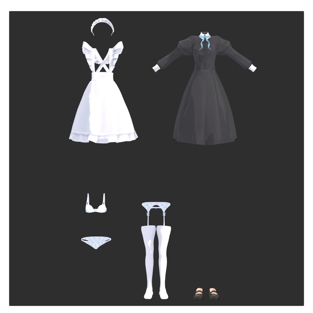 【3Dモデルウェア】classicmaid