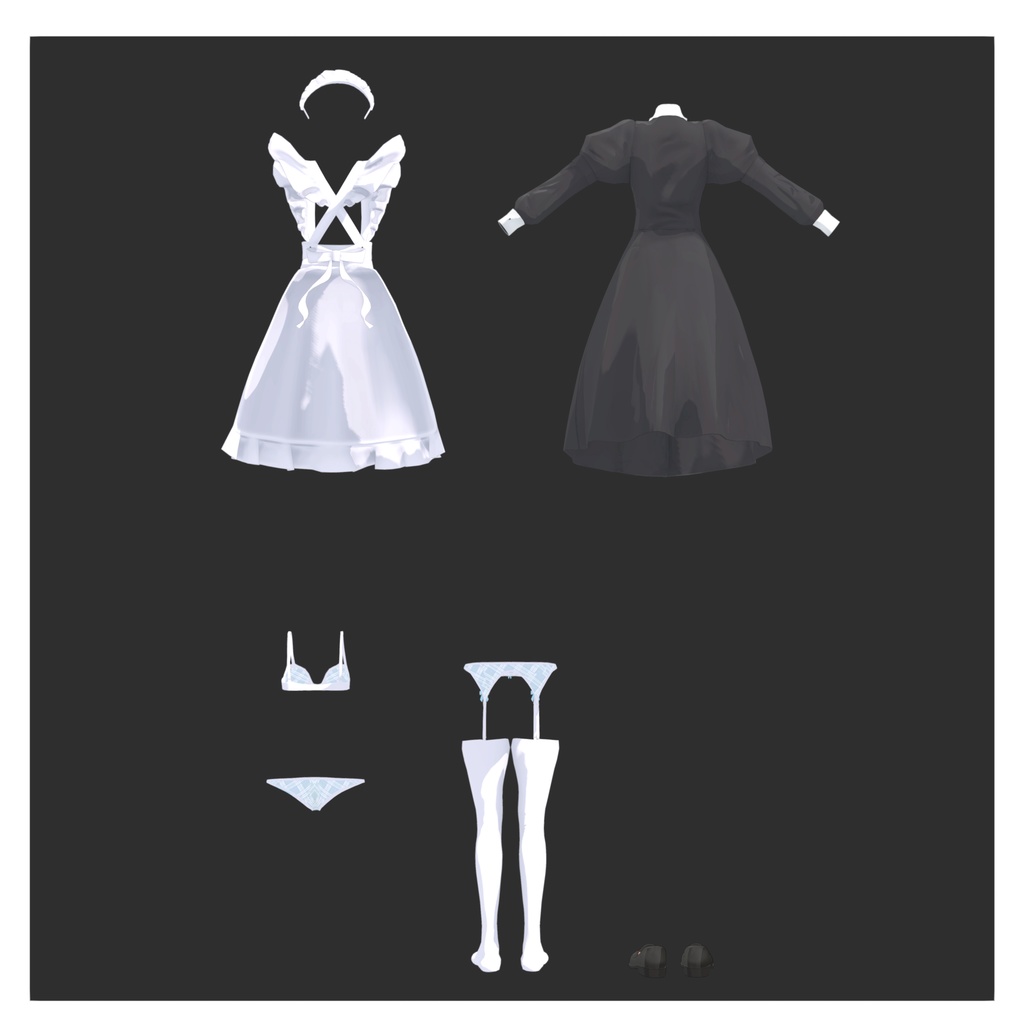 【3Dモデルウェア】classicmaid