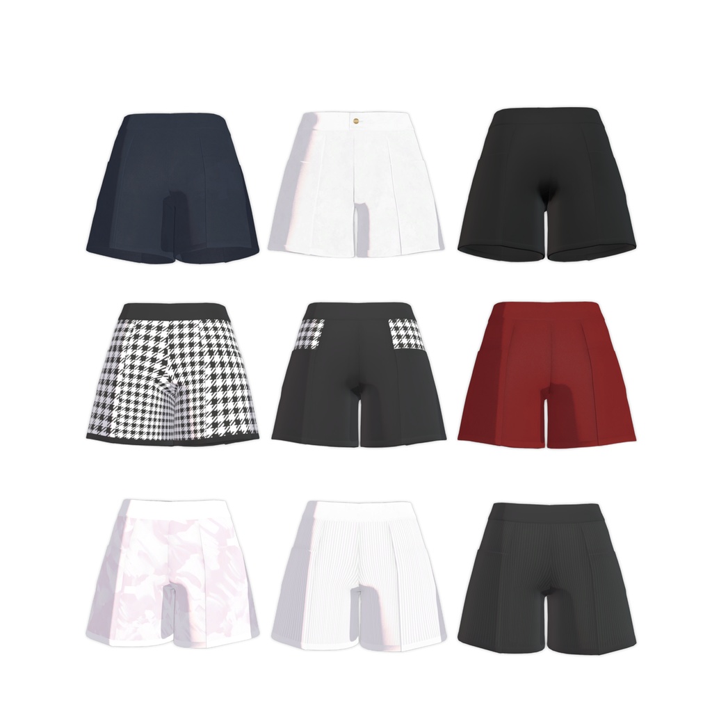 【3Dモデルウェア】Ph_bottoms Short pants