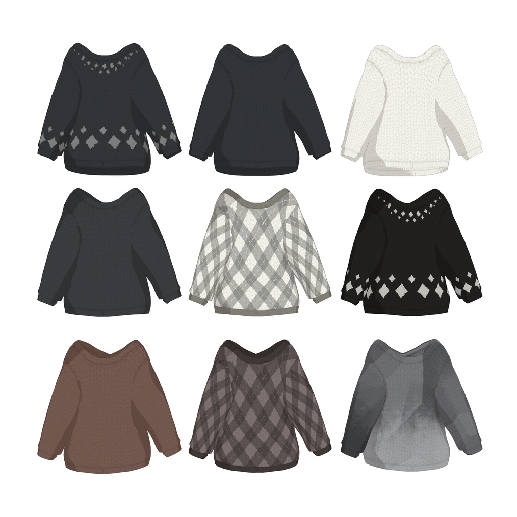 【3Dモデルウェア】Ph_Outer Swet OverNit