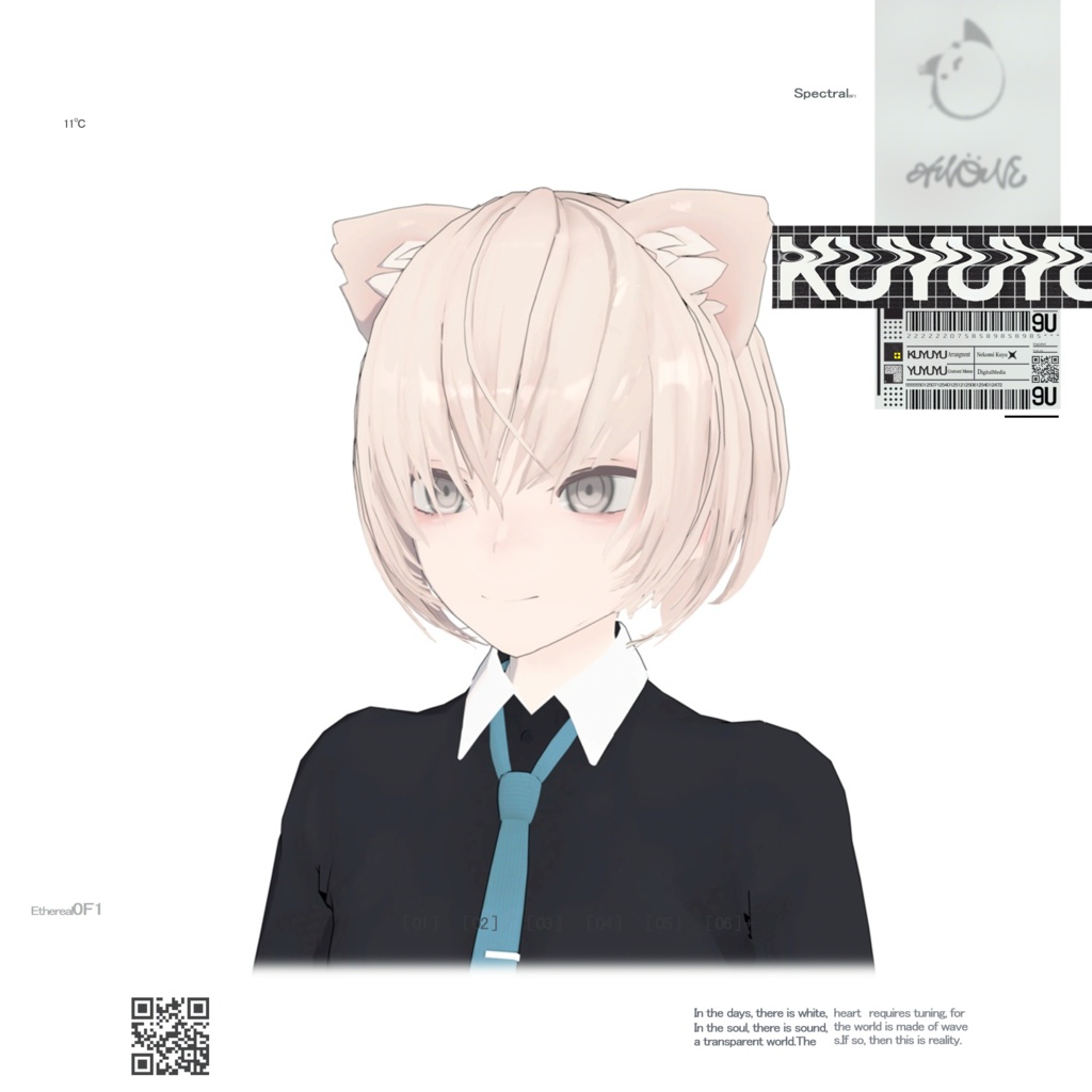 【３Dモデルアクセサリ】Anone_Short hair