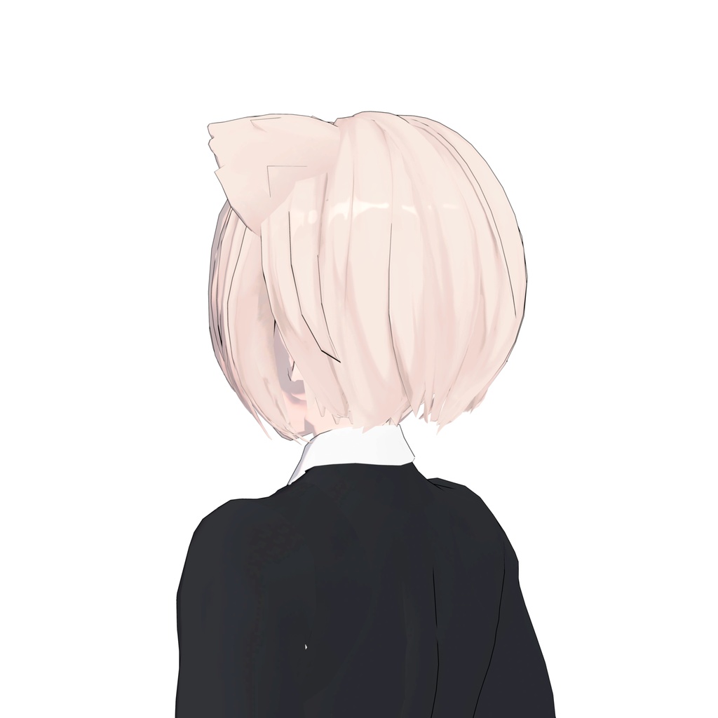 【3Dモデルアクセサリ】Anone_Short hair