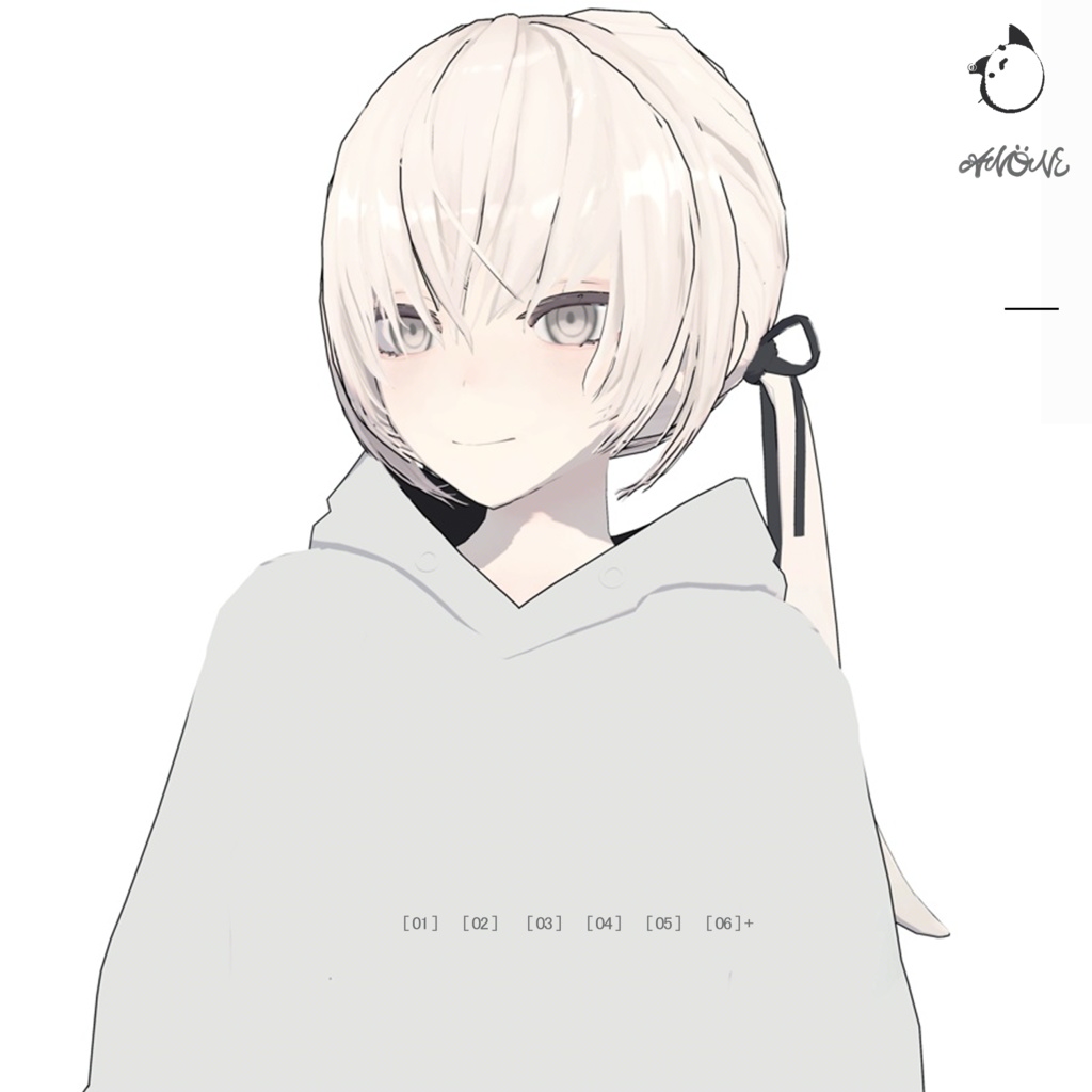 【３Dモデルアクセサリ】Anone_Twintale