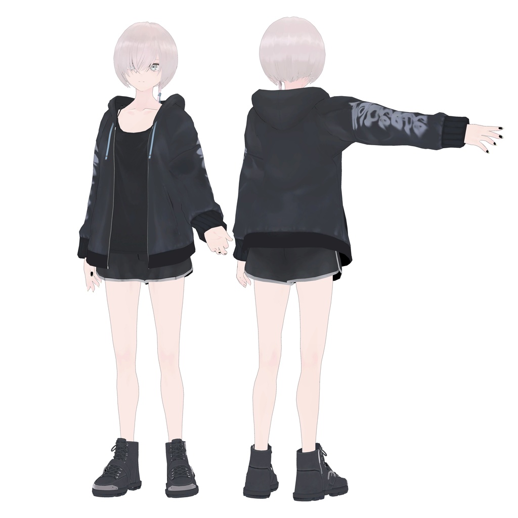 【オリジナル3Dモデル】クロダ