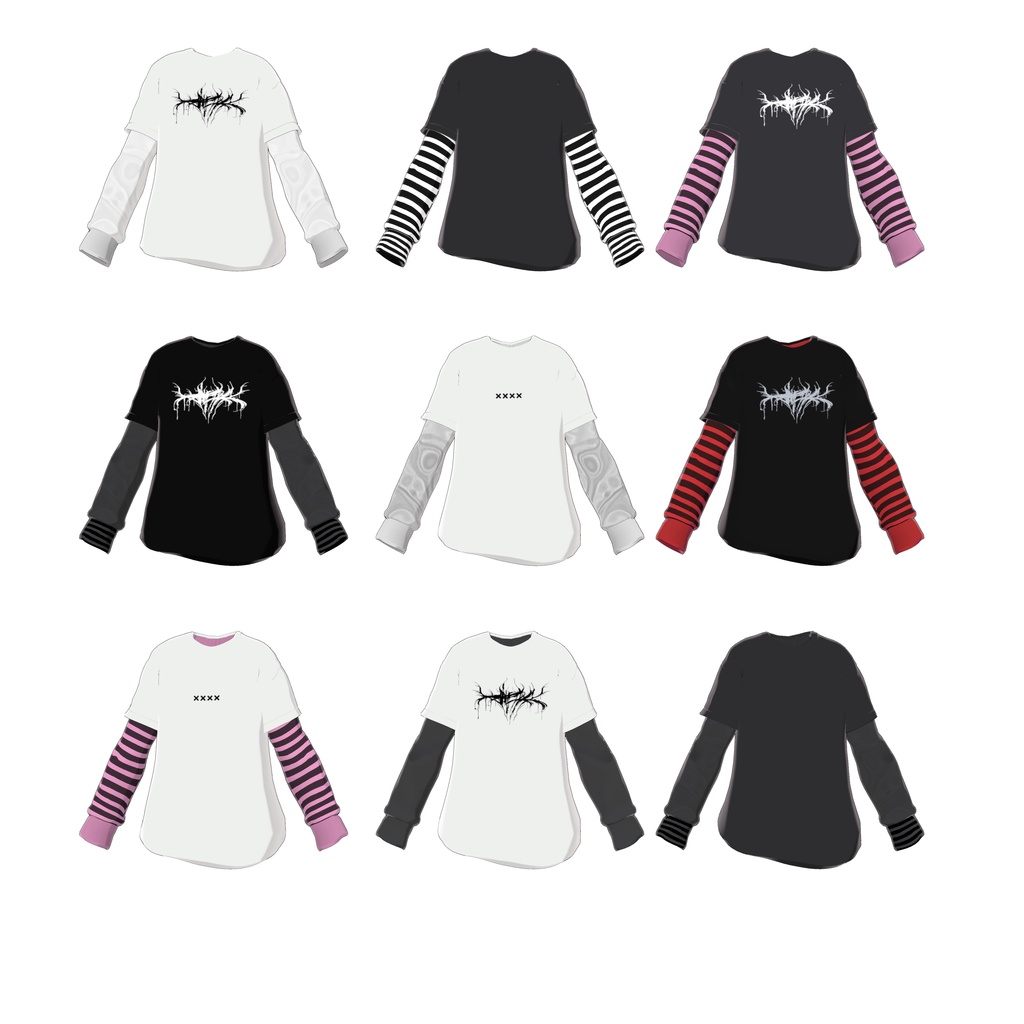 【3Dモデルウェア】TrainerShirt x ALTGARAGE