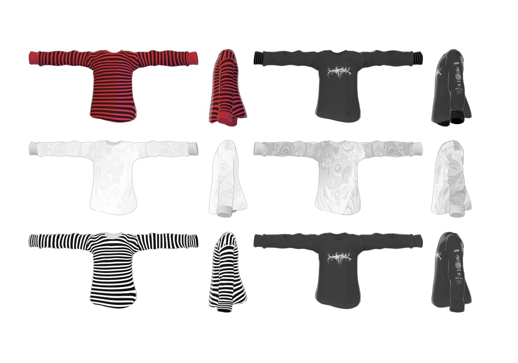 【3Dモデルウェア】TrainerShirt x ALTGARAGE