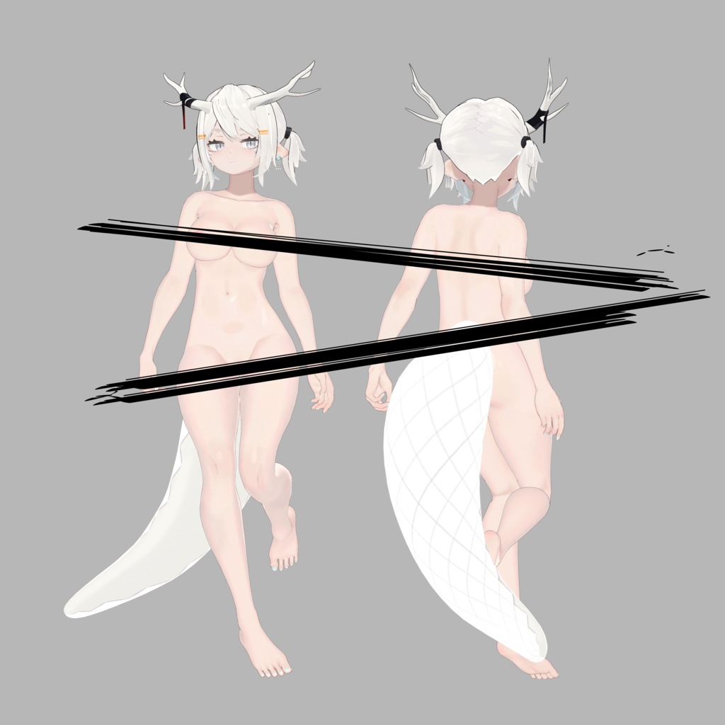 ”Quest対応版” 【オリジナル3Dモデル】龍のヨルちゃん