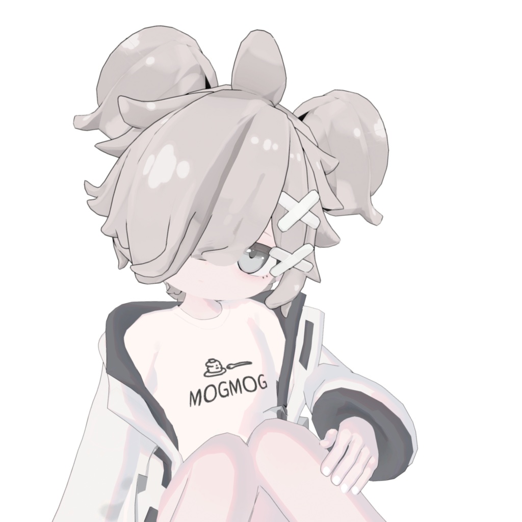 【3Dモデルアクセサリ】Wave'dMixHair