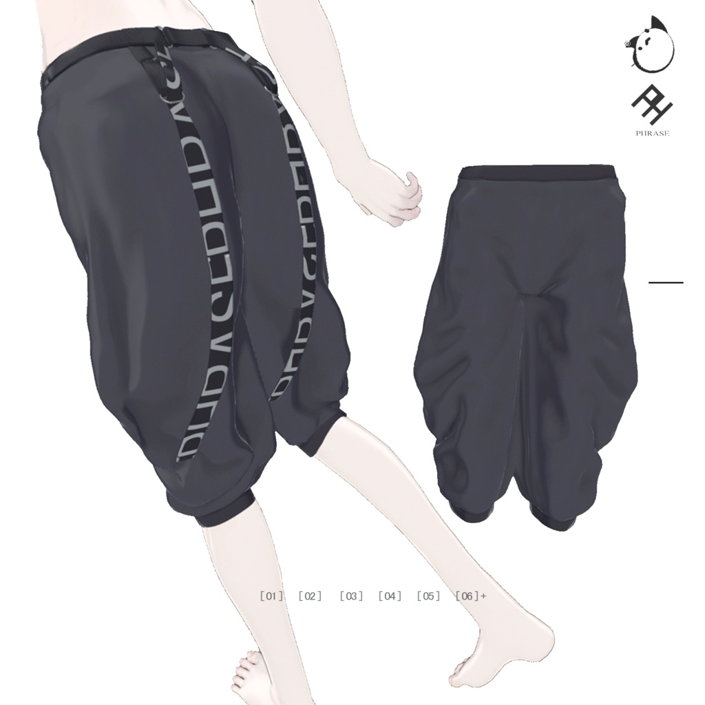 【３Dモデルウェア】Ph PantsMilitarySarouel