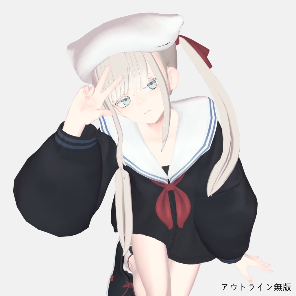 ”Quest対応版”【オリジナル3Dモデル】ヘルベチカ