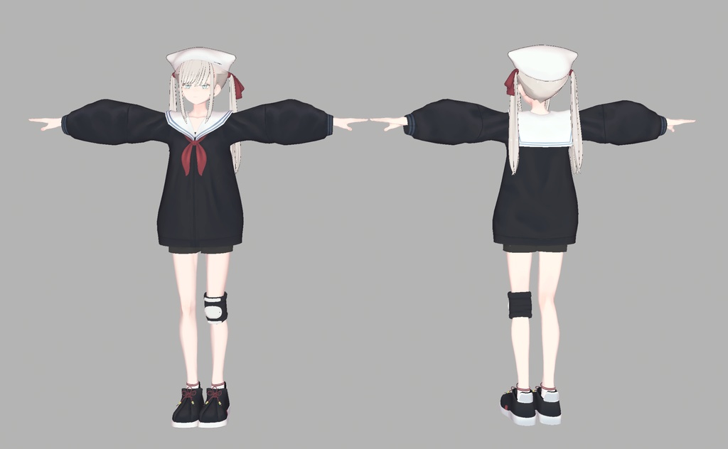 ”Quest対応版”【オリジナル3Dモデル】ヘルベチカ