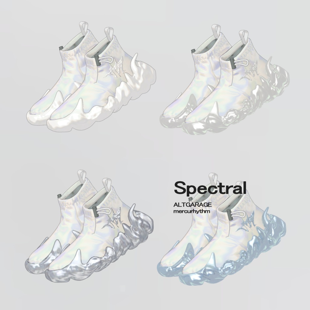 【3Dモデルウェア】mercurhythm_Shose x ALTGARAGE