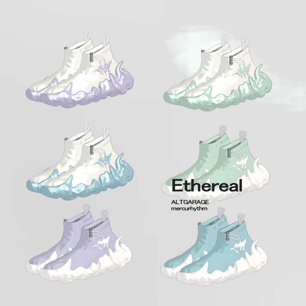 【3Dモデルウェア】mercurhythm_Shose x ALTGARAGE