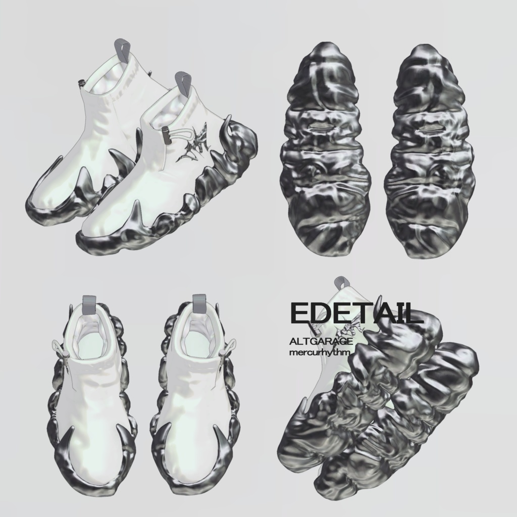 【3Dモデルウェア】mercurhythm_Shose x ALTGARAGE