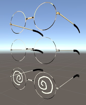 3Dモデル - Grass - silver&gold - 4poligon