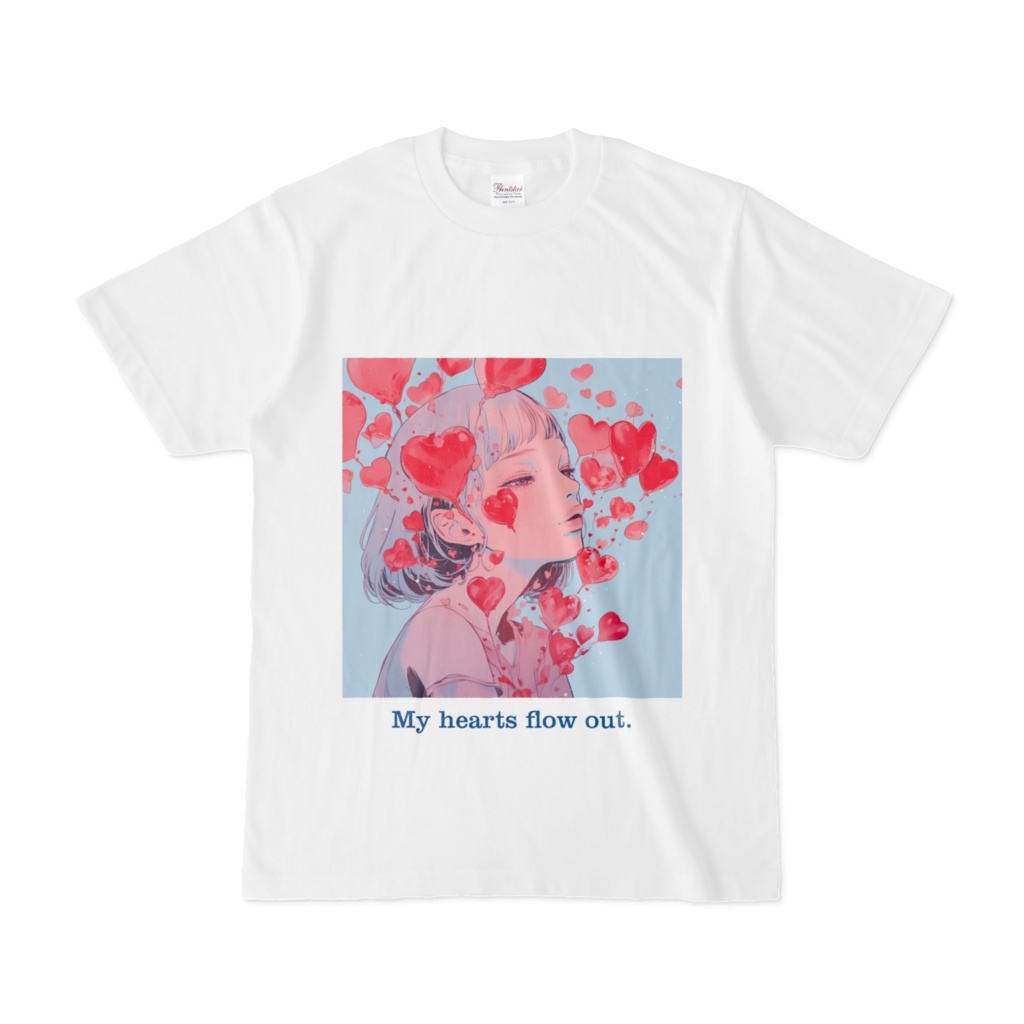 Tシャツ(ハートガール4)