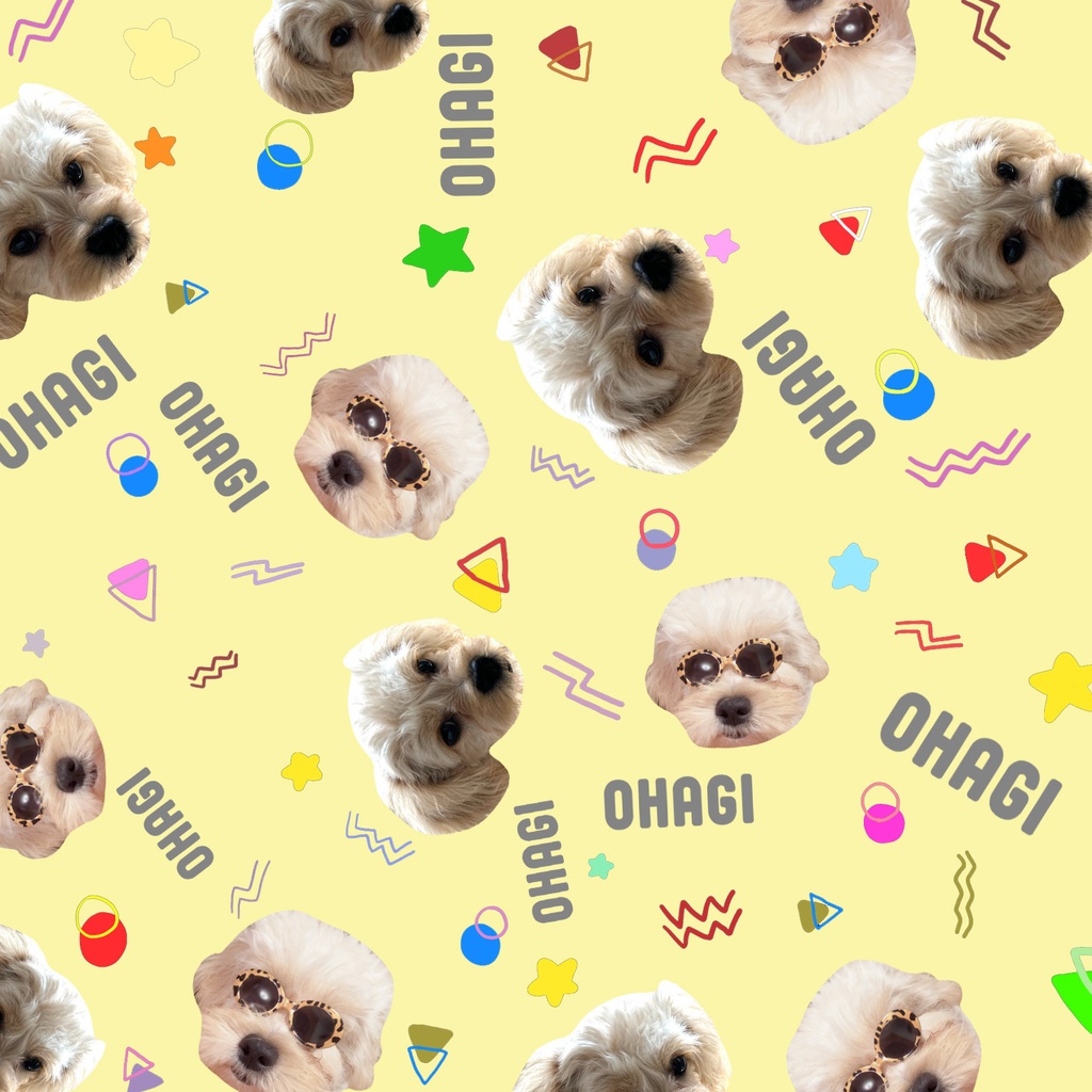 おはぎくんハンカチ