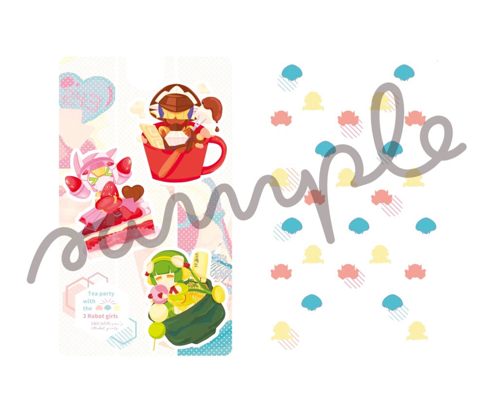 ロボ娘ICカードケース/パスケース【池盛さん家の3ロボ娘】