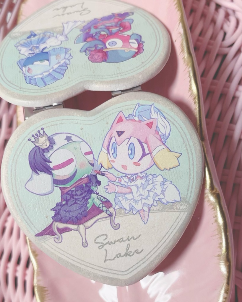 ダークケ口口小隊版 『白鳥の湖』 舞台裏風 ハート型ミラー