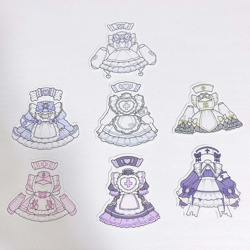 【予備分】衣装ステッカーセット