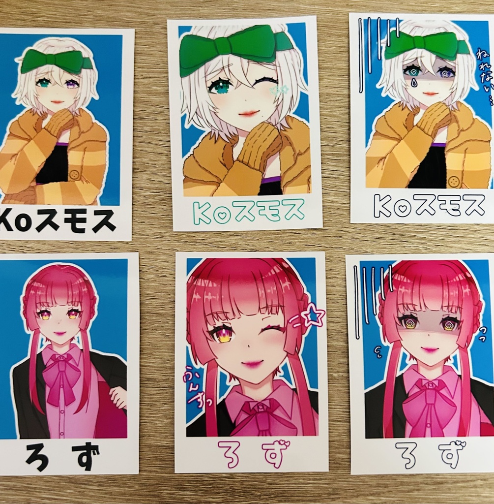 5th Anniversaryチェキ風カード 