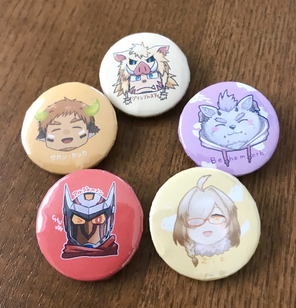 放サモ 缶バッジ