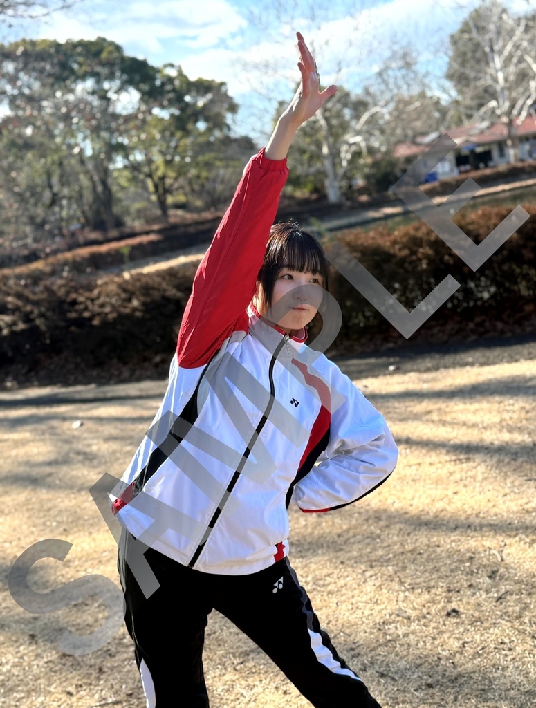 ウインドブレーカー写真 Vol.3 ホワイト/赤(Y)