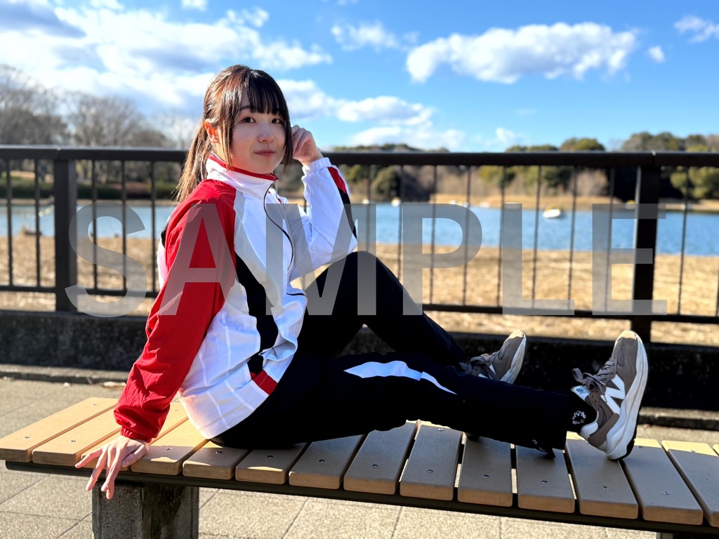 ウインドブレーカー写真 Vol.3 ホワイト/赤(Y)