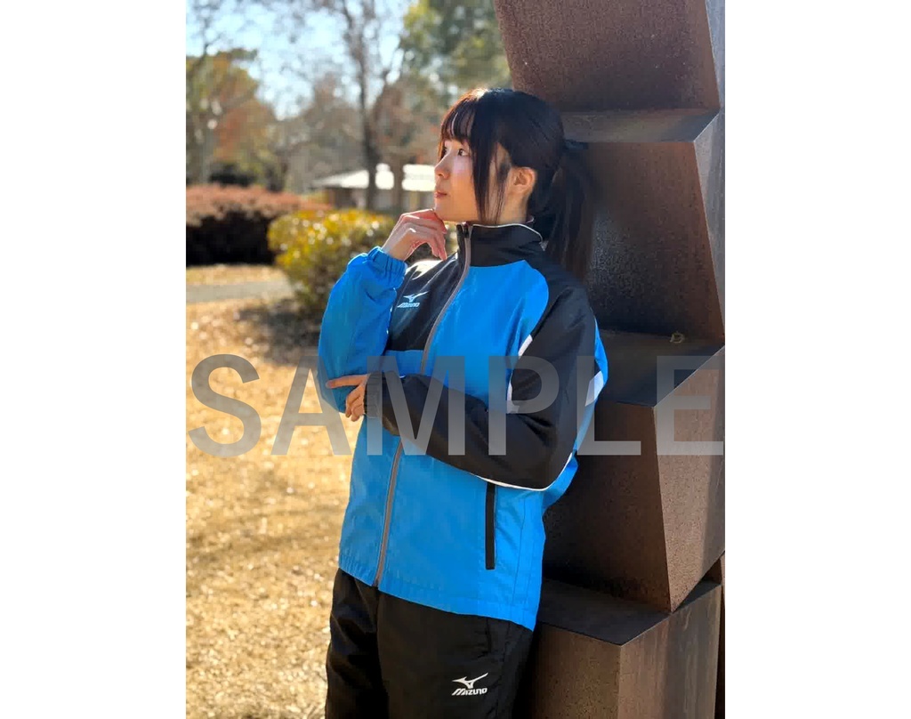 ウインドブレーカー写真 Vol.4 ブルー(M)